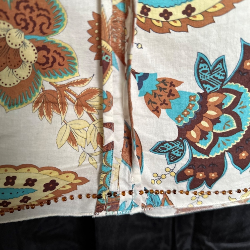 Acorn, women’s multicolor leaf print skirt, size 10 - Picture 7 of 7